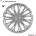 Versaco Тасове за джанти 14'' Versaco Spark Silver