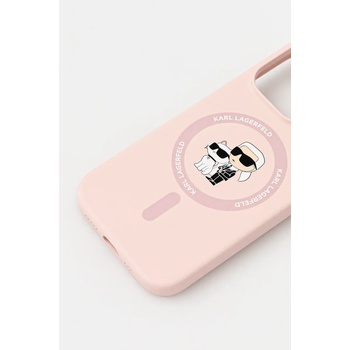 KARL LAGERFELD Кейс за телефон Karl Lagerfeld iPhone 16 Pro (KLHMP16LSCMKCRHP)