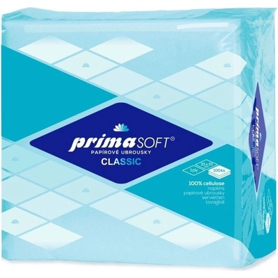 Primasoft ubrousky papírové 100 bílé 140g 33x33cm