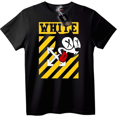 NOONEBRAND Тениска OFF-White X Анимация - L, White