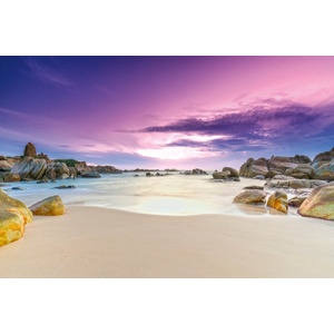 DIMEX ART Флизелинов фототапет здрач на плажа 375 x 250 см