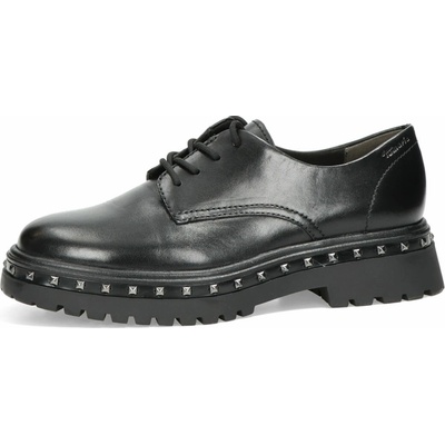 Tamaris dámské kožené polobotky černé