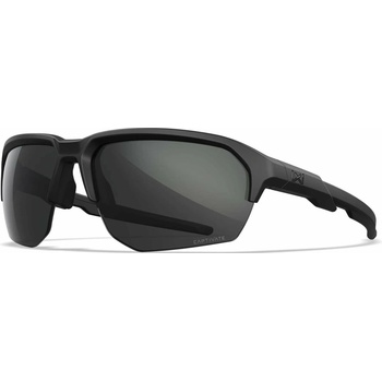 Okuliare Wiley X strelecké WX Founder Captivate čierny rám dymové sklá