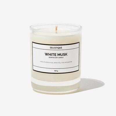 Selestique® White Musk - Ароматна свещ 160 г