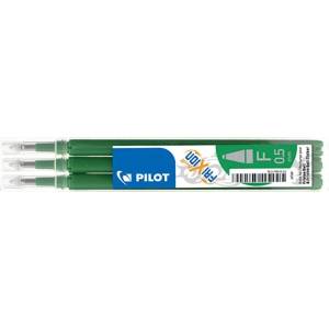 Pilot Вложка за химикалка с ролка, 0, 25 мм, изтриваема, PILOT "Frixion Ball/Clicker", зелена BLS-FR5-G-S3 (BLS-FR5-G-S3)