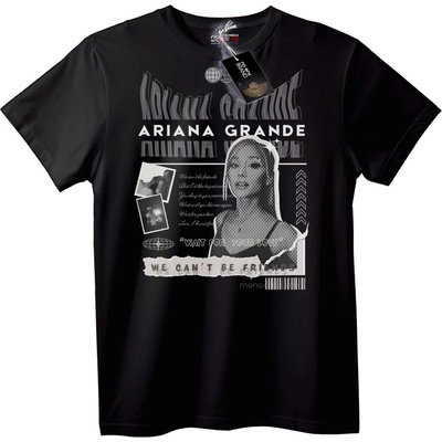 NOONEBRAND Тениска Ariana Grande Не можем да сме приятели - L, Black
