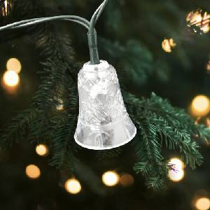 Baterie Centrum Vъншна LED гирлянда 20xLED/2xAA 2, 2 m IP44 многоцветни звънчета (BC0787)