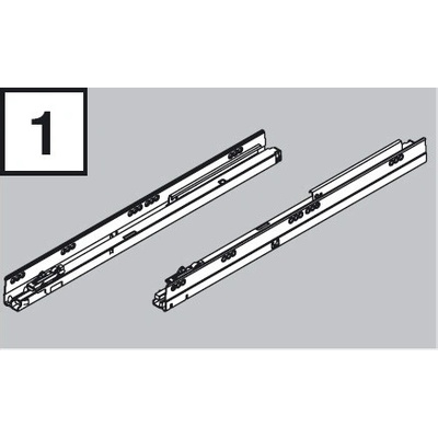 Blum 576.4501B výsuv Tandembox 450 mm 65kg P+L