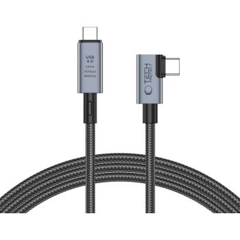 Tech-Protect Кабел USB-C / USB-C 4.0 240W и 8K 150 см - Tech-Protect UltraBoost Max - Сив (5906302309252)