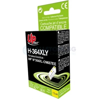 Image 1 of Compatible Мастилница UPRINT CN687 HP No364XL, Yellow (LF-INK-HP-CN687-UP)
