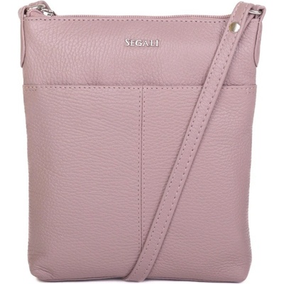 Segali dámska kožená crossbody kabelka 7001 B cameo rose