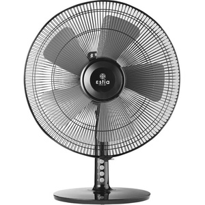 Estia Home Art Настолен вентилатор Estia - Levanto, 40 cm, 55W, черен (06-21085)