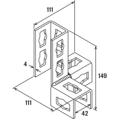 Fischer Úhelník PFUF D 4D 535275