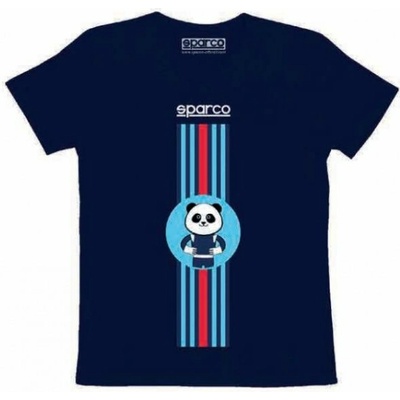 Sparco detské tričko s pruhmi modrá