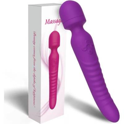 Вибриращ масажор с два края и нагряване, 22, 6см - Mission Massager Purple (D-237977)