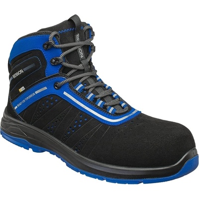 Bennon TRON S1PS ESD NM BLUE HIGH obuv Čierna-Modrá