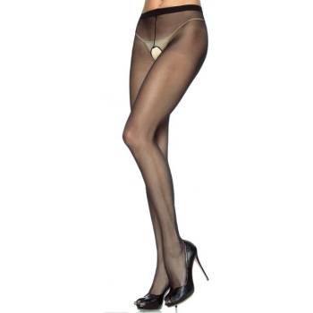 Image 1 of Leg avenue - leg avenue hosiery Leg avenue plus size crotchless pantyhouse