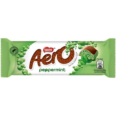 Nestlé Aero mléčná s mátovou příchutí 36 g
