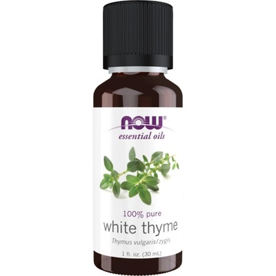 NOW White Thyme Oil | 100% Thymus Vulgaris / Zygis [30 мл]