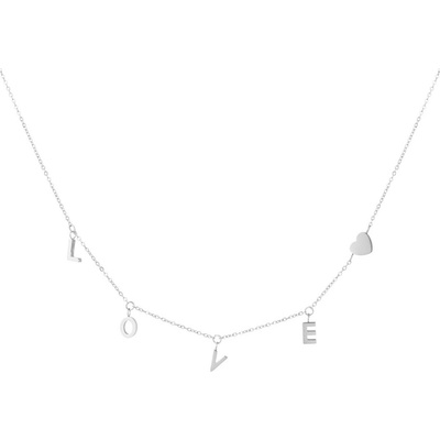 Ornamenti love letters silver OOR150038
