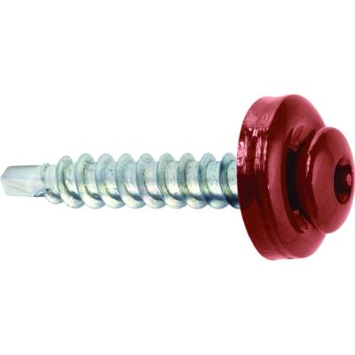 Klimas Samovrtný šroub plech–dřevo 4,8x35 mm, RAL 3009, 250 ks
