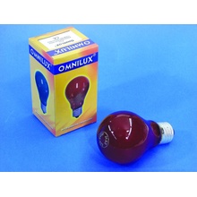 Omnilux 230V 25W E27 A19 červená