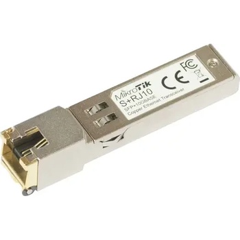 MikroTik Оптичен модул MikroTik S+RJ10, RJ45 SFP+ 10/100/1000M/2.5G/5G/10G, до 200m (S+RJ10)