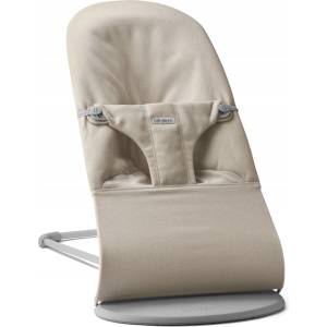 BabyBjörn Бебешки шезлонг BabyBjorn - Bliss, Woven melange, Light Beige (1814-006032) - baby