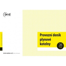 Optys 1241 Provozní deník plynové kotelny A4