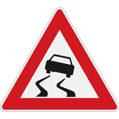 Dopravní značka A8 Nebezpečí smyku