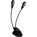 Veles-X Music Stand and Reading Clip on Double LED Lamp