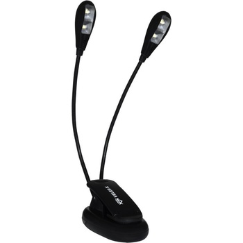 Veles-X Music Stand and Reading Clip on Double LED Lamp