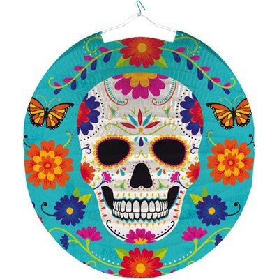 Okrúhly lampión Day of the dead 25 cm