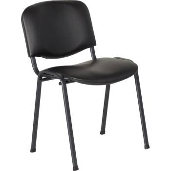 Посетителски стол Carmen 1131 LUX - черен (3520808)