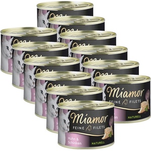 Miamor Feine Filets Naturell пиле и шунка 12 x 156 г