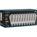 Mexen Vintis 10x LED крушка с нажежаема спирала E27, ST64, 4W, Топла - 2200K, 220 lm, опушен (L162-E27-0422-70x10)