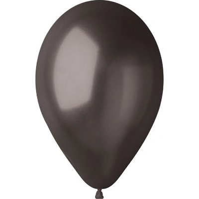 Gemar Metalický balonek černý 30 cm