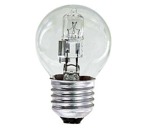 žárovka E27 G45 halogenová 230V/28W