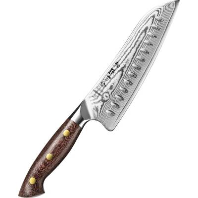 HEZHEN kuchyňský nůž Santoku GRAIN X02M (7")