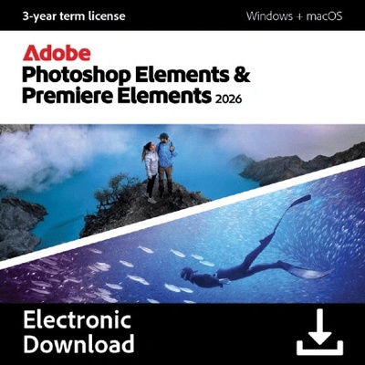 Adobe Photoshop & Premiere Elements 2026 - 3 roky