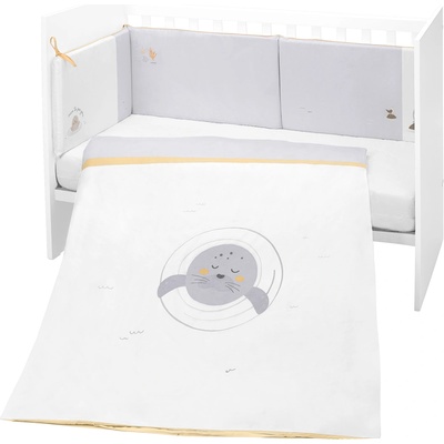 KikkaBoo Бебешки спален комплект 2 части EU style 70/140 Seally Me (41101020128)