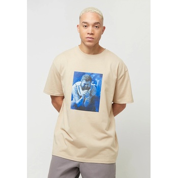 Mister Tee Тениска Post Malone Tracklist Oversize Tee wetsand XXLUB-MT3568-04732 - Тъмносив, размер XL