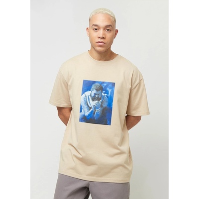 Mister Tee Тениска Post Malone Tracklist Oversize Tee wetsand XXLUB-MT3568-04732 - Тъмносив, размер XL