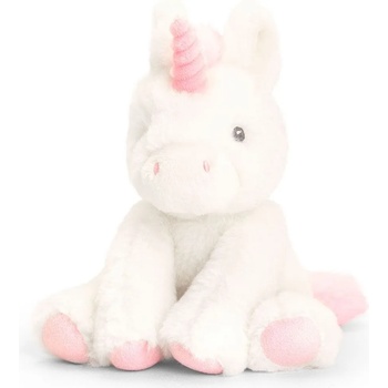 Keel Toys Eкологична плюшена играчка Keel Toys Keeleco - Бебе еднорог, 14 cm (SE1003)