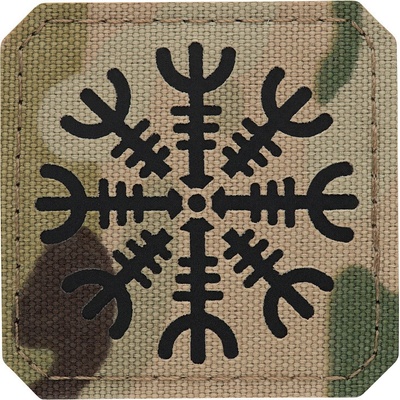 Nášivka M-Tac Helm of Terror - multicam-čierna