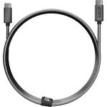  Метален кабел от next one usb-c към usb-c | space gray (k-usbcx2-met-sg)