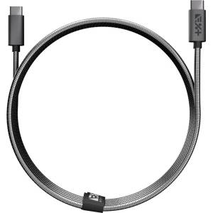  Метален кабел от next one usb-c към usb-c | space gray (k-usbcx2-met-sg)