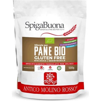 Antico Molino Rosso bezlepková zmes na celozrnný chlieb TOP BIO SpigaBuona 0,5 kg