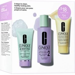 Clinique 3 Steps Skin Care Kit Skin Type 2 подаръчен комплект за перфектно почистена кожа