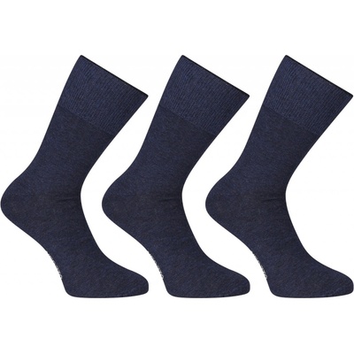 Nedeto 3PACK ponožky vysoké medic 3PMV002 modré